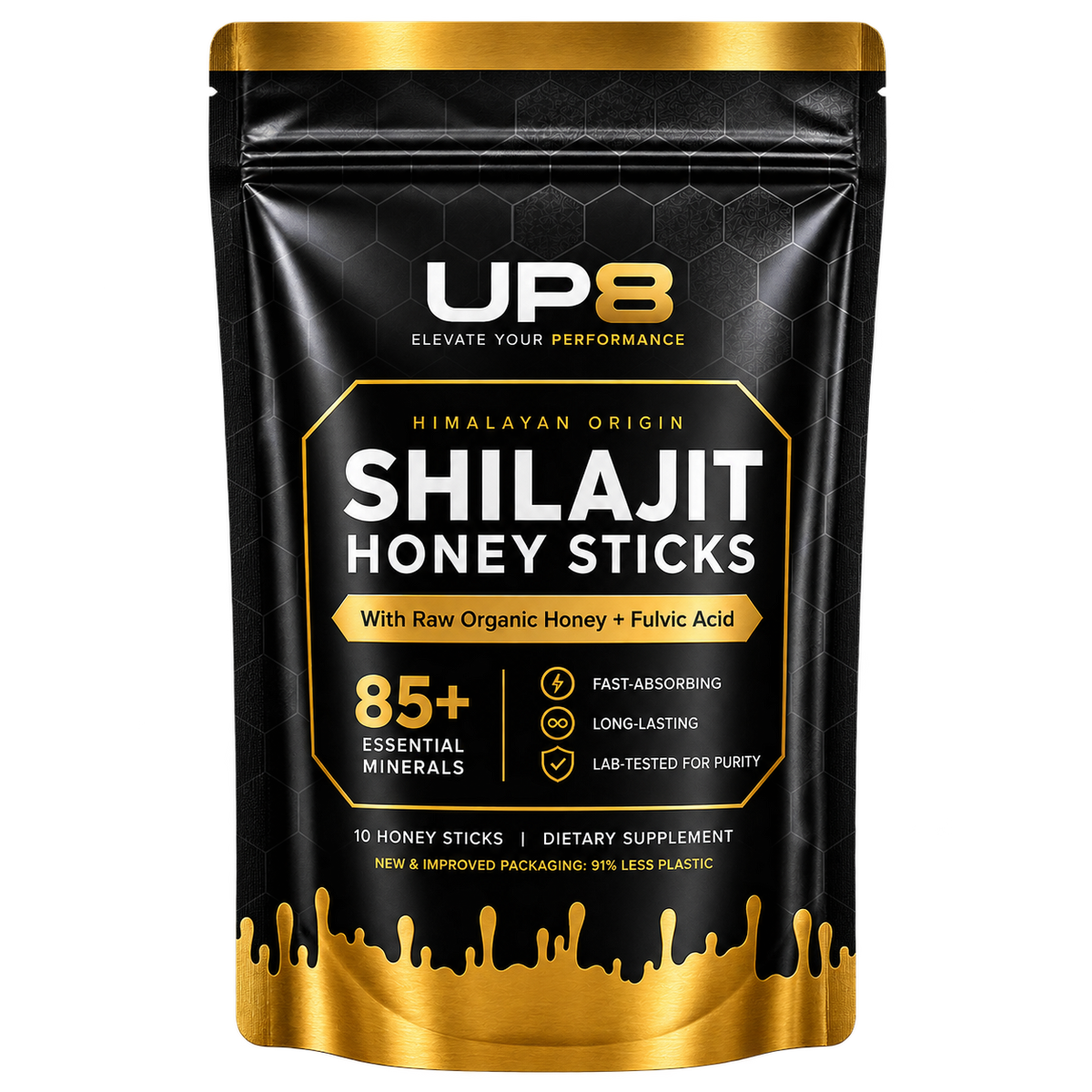 UP8 Shilajit Honey Sticks