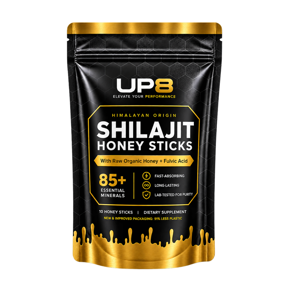 UP8 Shilajit Honey Sticks